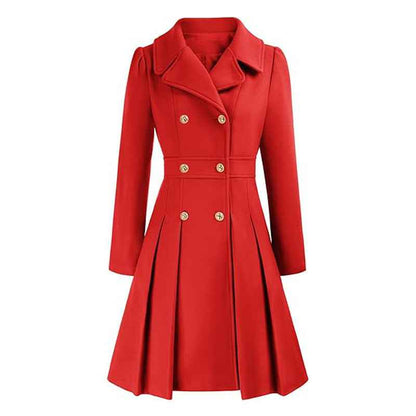 Women's Elegant Knee-Length Coat