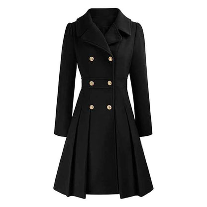 Women's Elegant Knee-Length Coat