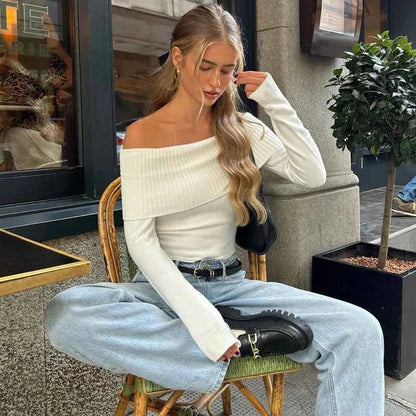 Women's Off-Shoulder Casual Top