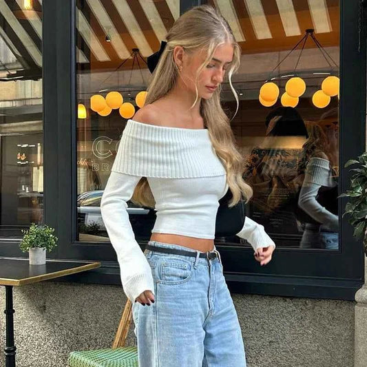 Women's Off-Shoulder Casual Top