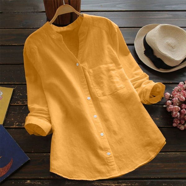 Women’s Relaxed Fit Button Blouse