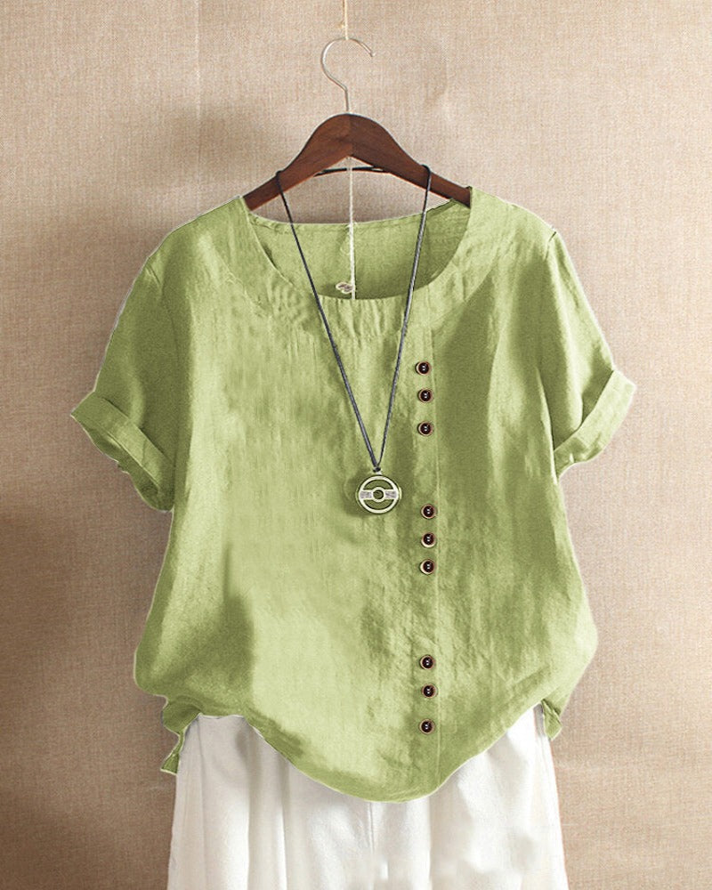 Women’s Button Detail Casual Blouse