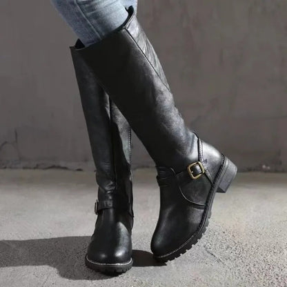 Women's Smooth Faux Leather Boots