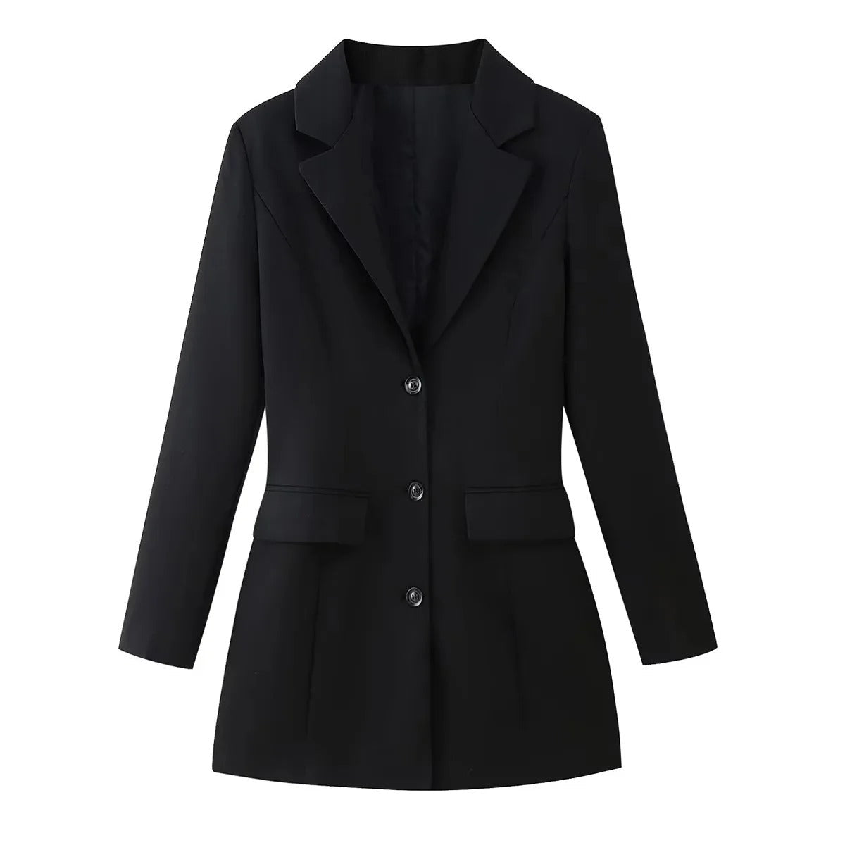 Women's Tailored Longline Office Blazer