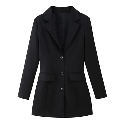 Women's Tailored Longline Office Blazer