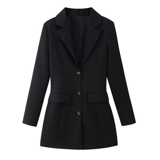 Women's Tailored Longline Office Blazer