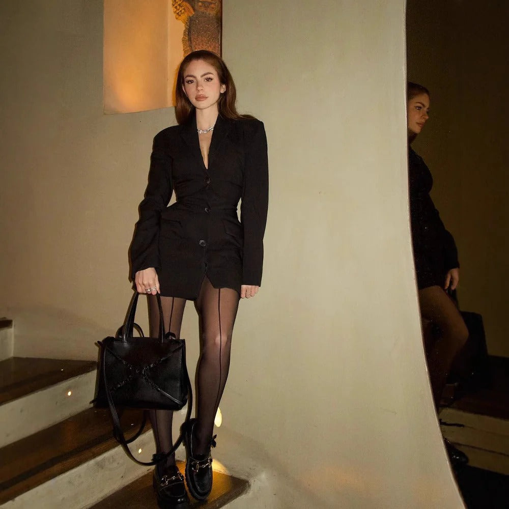 Women's Tailored Longline Office Blazer