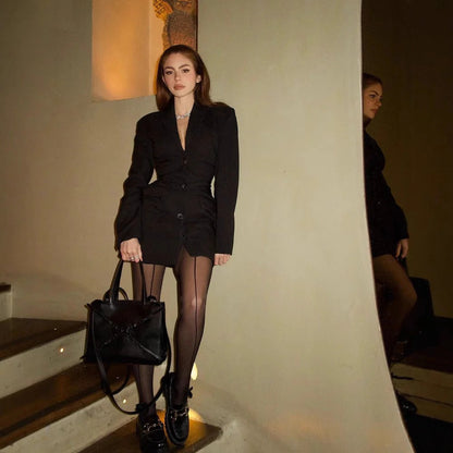 Women's Tailored Longline Office Blazer