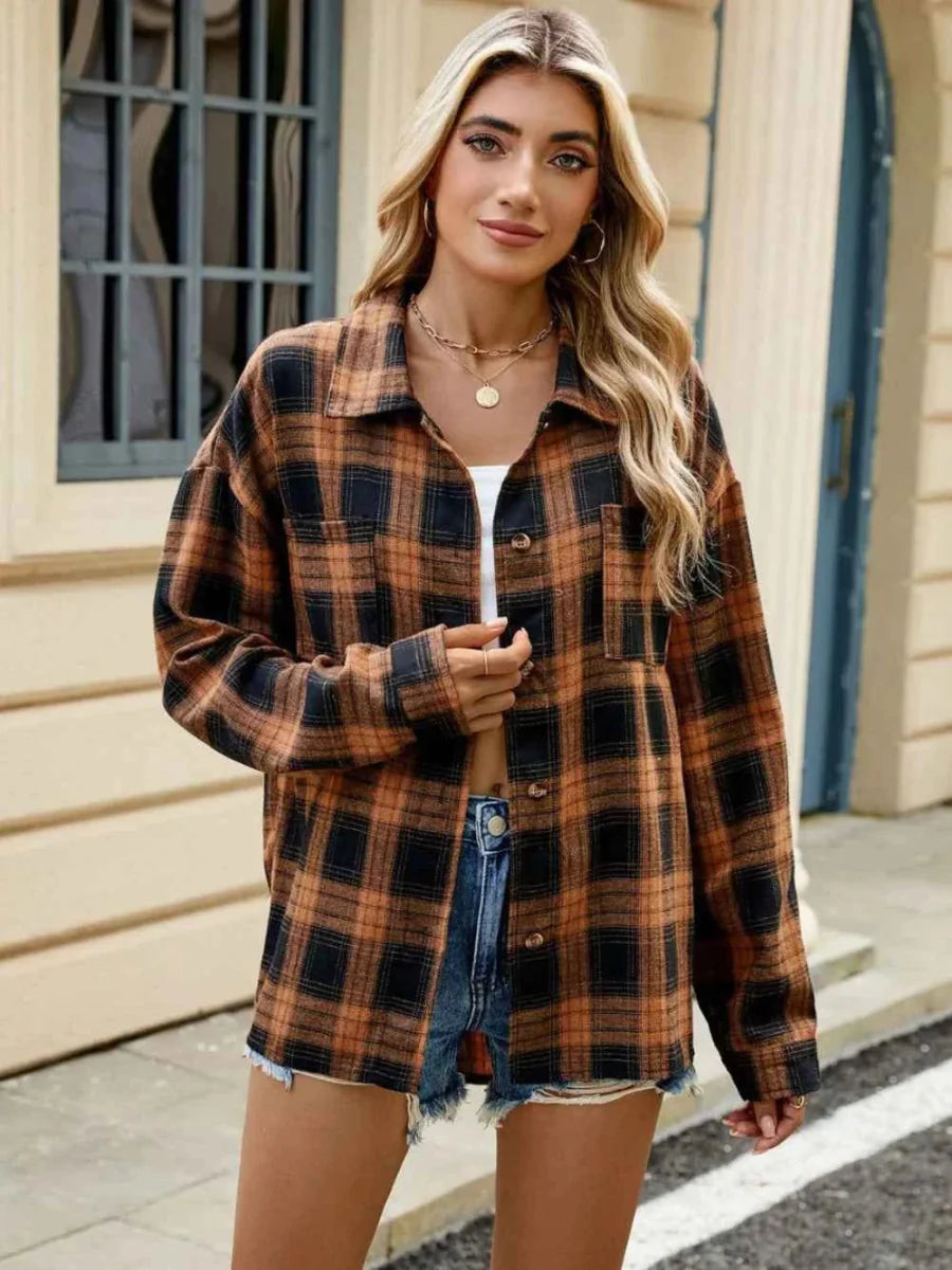 Womens Button Down Blouse