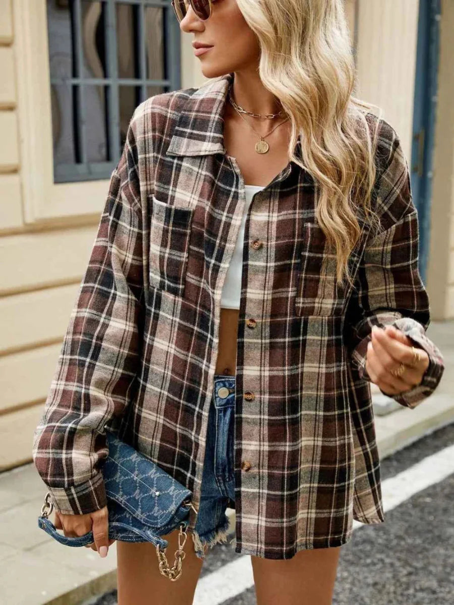 Womens Button Down Blouse
