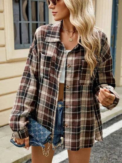 Womens Button Down Blouse