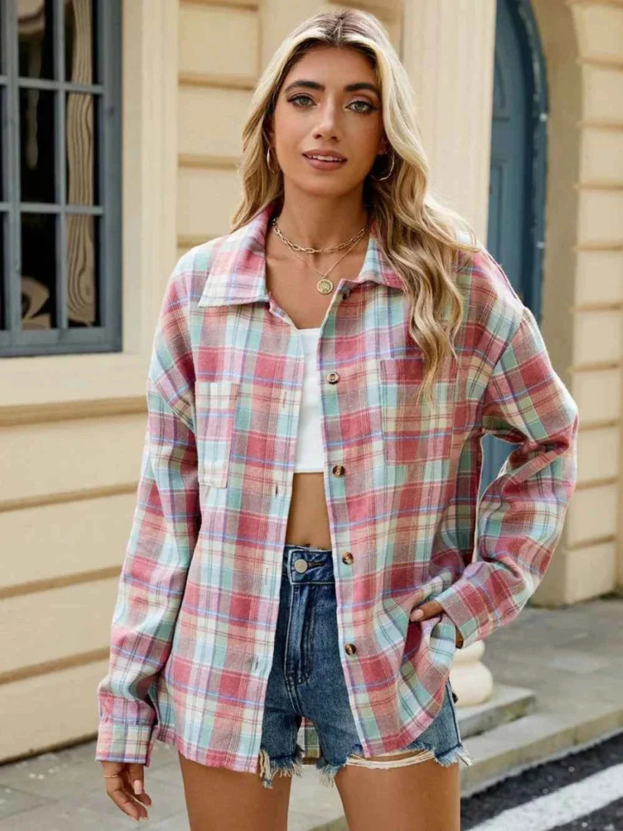 Womens Button Down Blouse