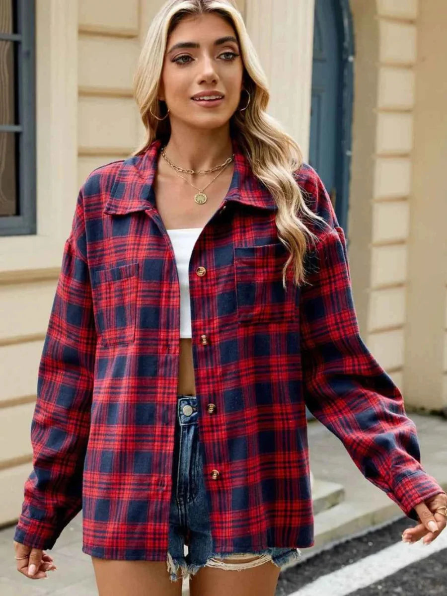 Womens Button Down Blouse