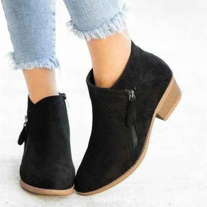 Women's Classic Block Heel Boots