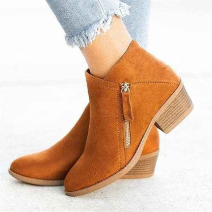 Women's Classic Block Heel Boots