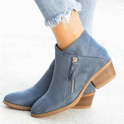 Women's Classic Block Heel Boots