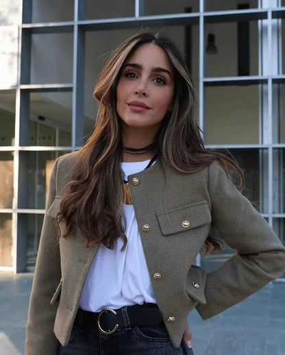 Women's Vintage Cropped Jacket