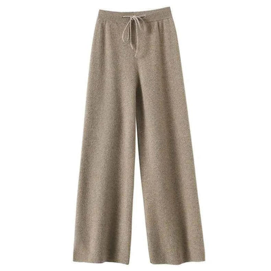 Women's Wool Drawstring Trousers