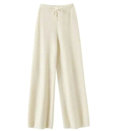 Women's Wool Drawstring Trousers