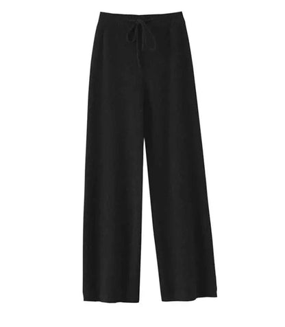 Women's Wool Drawstring Trousers
