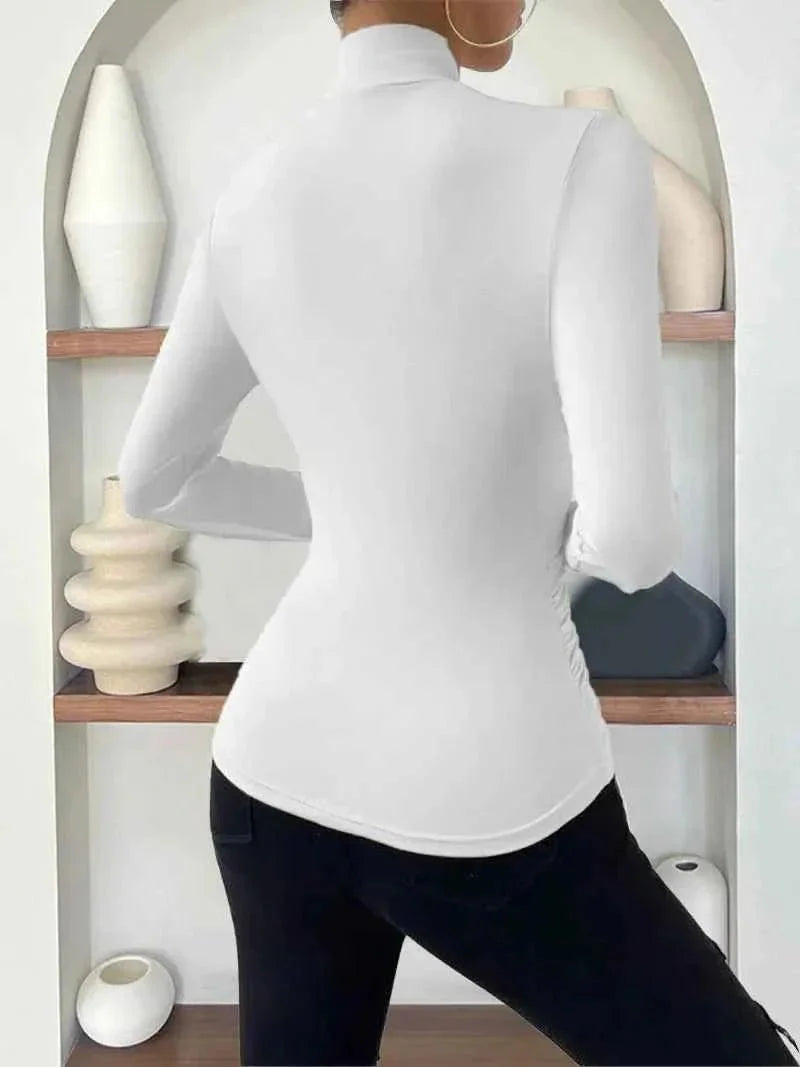 Women's Wrap Ruched Top