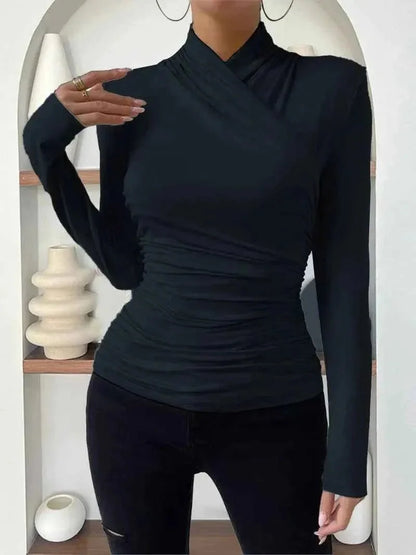 Women's Wrap Ruched Top