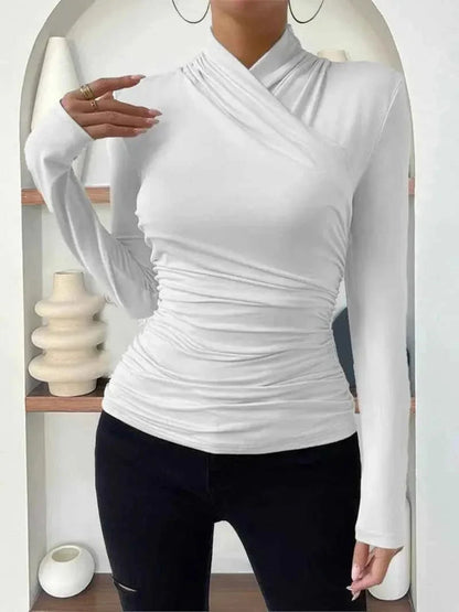 Women's Wrap Ruched Top