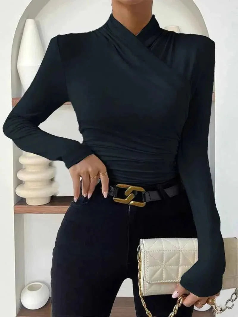 Women's Wrap Ruched Top