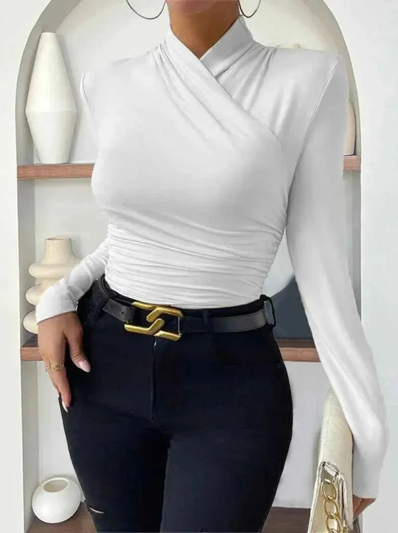Women's Wrap Ruched Top