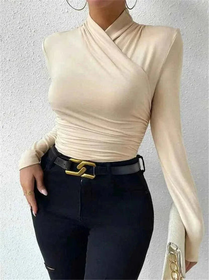 Women's Wrap Ruched Top