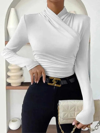 Women's Wrap Ruched Top