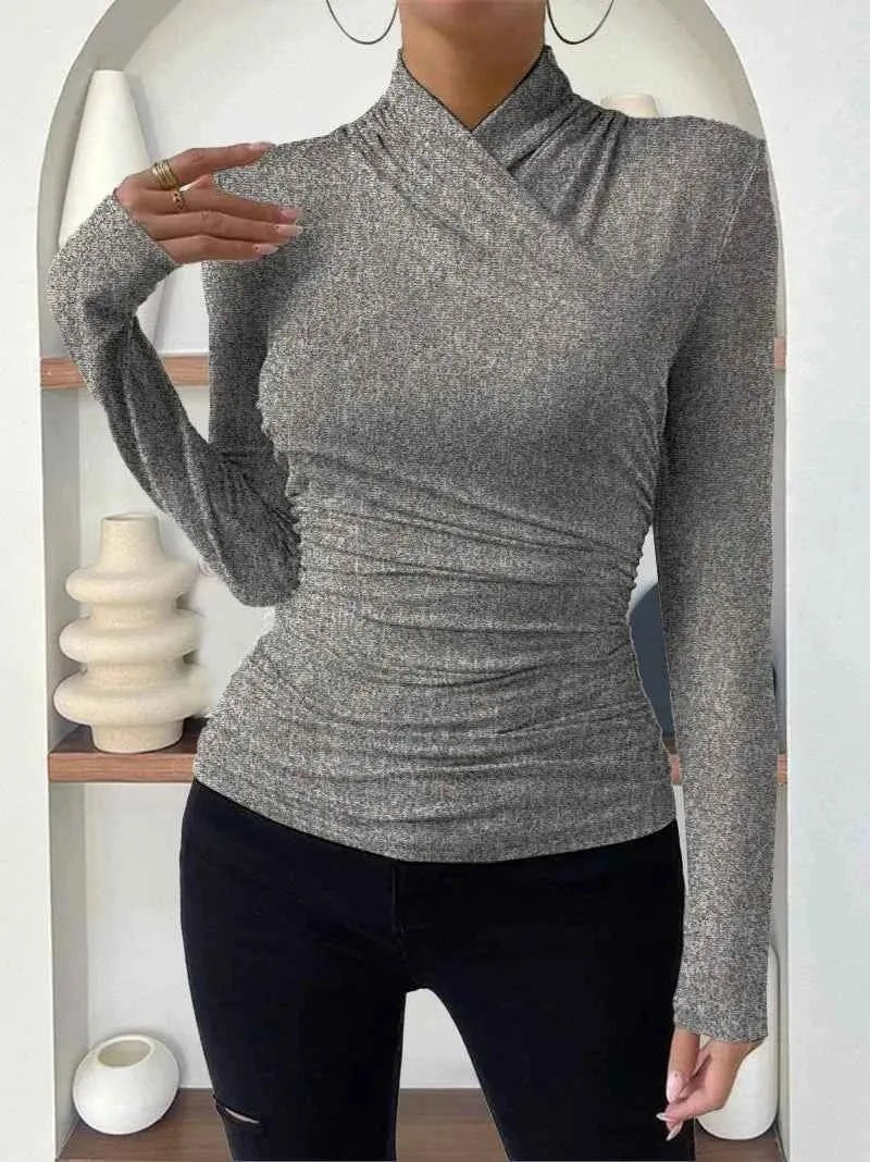 Women's Wrap Ruched Top