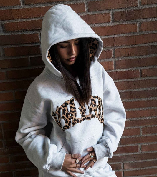 Women's Casual Leopard Print Hoodie