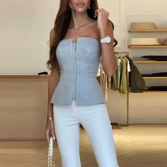 Women's Off-Shoulder Peplum Top