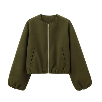 Women's Lightweight Casual Bomber Jacket