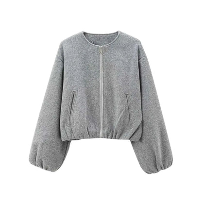 Women's Lightweight Casual Bomber Jacket