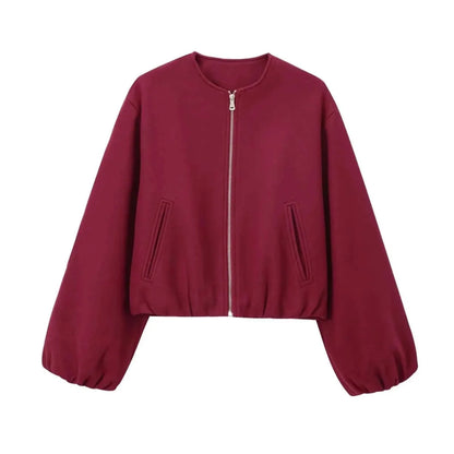 Women's Lightweight Casual Bomber Jacket