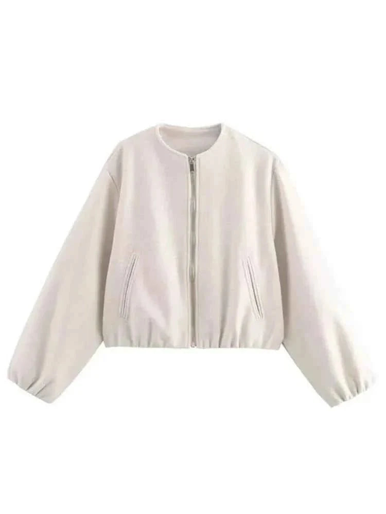 Women's Lightweight Casual Bomber Jacket