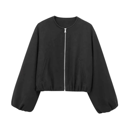 Women's Lightweight Casual Bomber Jacket