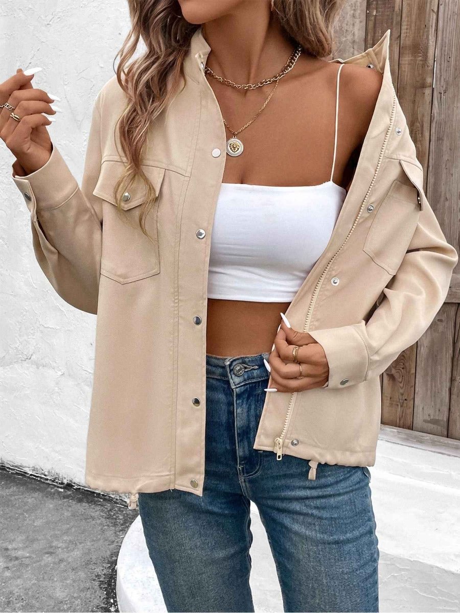 Women's Snap Button Jacket
