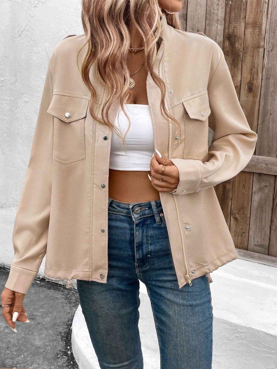Women's Snap Button Jacket
