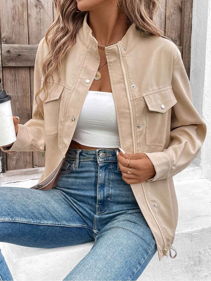 Women's Snap Button Jacket