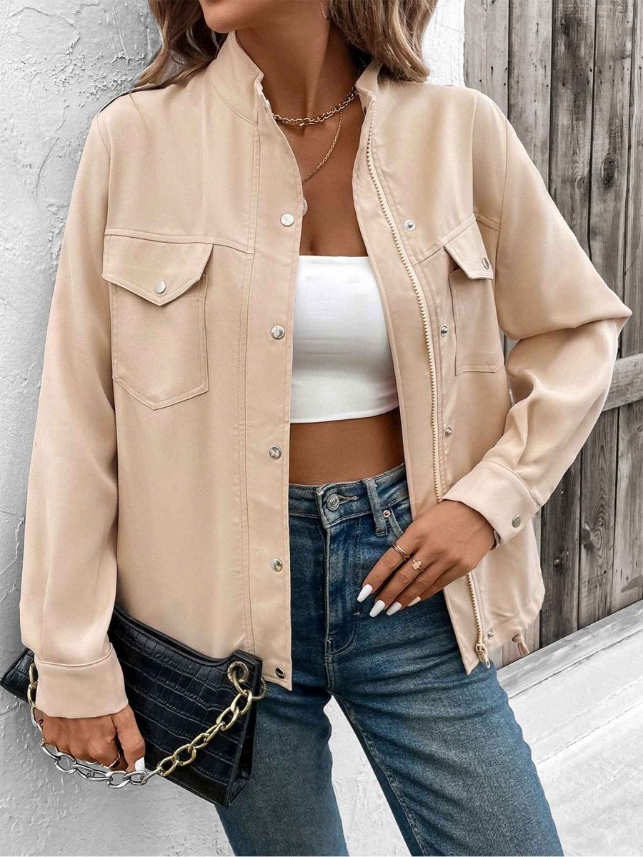 Women's Snap Button Jacket