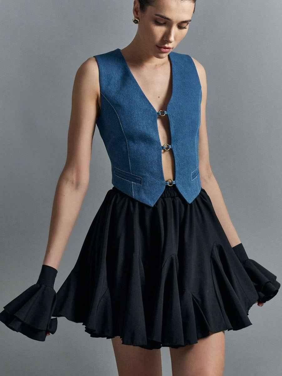 Women's Flared Mini Skirt