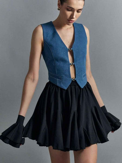 Women's Flared Mini Skirt