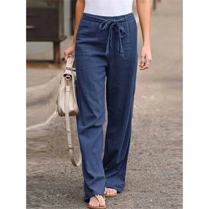 Women’s Linen Wide Leg Trousers