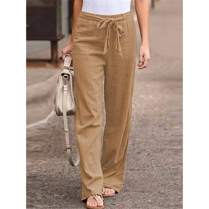 Women’s Linen Wide Leg Trousers
