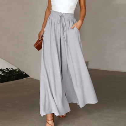 Women’s Linen High Waist Trousers