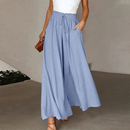Women’s Linen High Waist Trousers