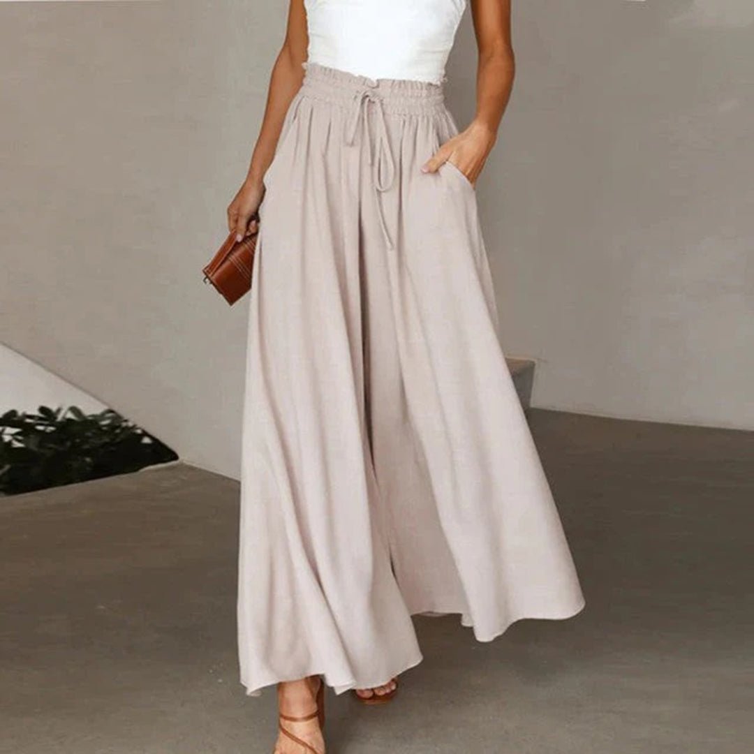 Women’s Linen High Waist Trousers